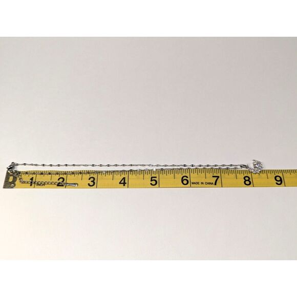 Half Moon Rhinestone Necklace - Picture 7 of 7